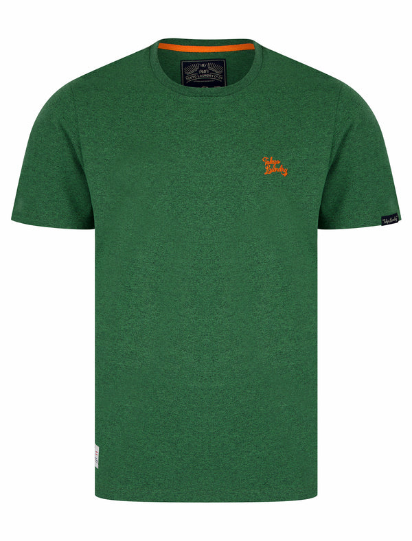 Leon Grindle Crew Neck T-Shirt in Green - Tokyo Laundry