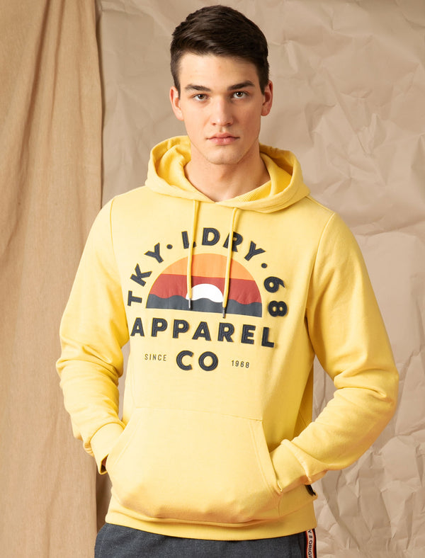 Sunno Pullover Hoodie in Lemon Drop - Tokyo Laundry