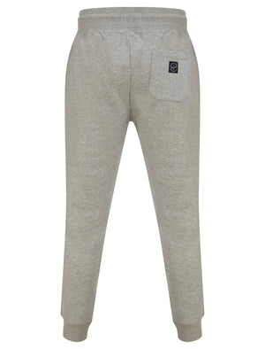 Fairwell Brushback Fleece Cuffed Joggers in Light Grey Marl - Tokyo Laundry