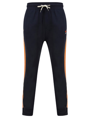 Invidia Cuffed Joggers with Colour Block Side Panels in Sky Captain Navy - Tokyo Laundry