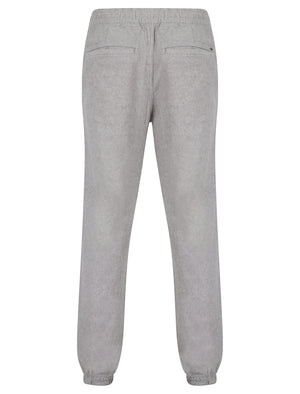 Fira Cotton Linen Comfort Fit Elasticated Waist Trousers in Grey - Tokyo Laundry