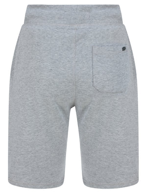 Sporting Goods Brushback Fleece Jogger Shorts in Light Grey Marl - Tokyo Laundry