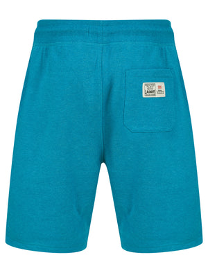 Masses Brushback Fleece Jogger Shorts in Sea Grindle - Tokyo Laundry