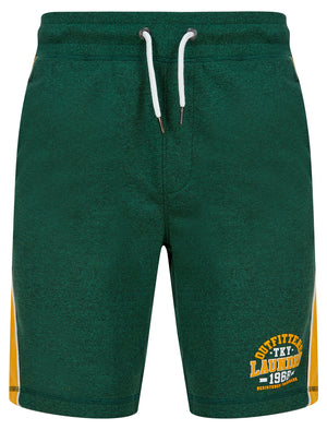 Edit Grindle Jogger Shorts with Contrast Panels in Green  - Tokyo Laundry