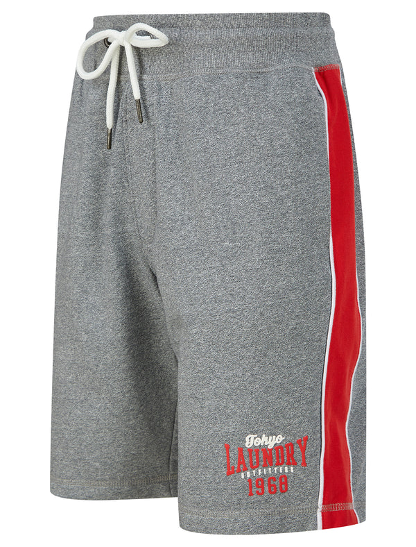 Search Grindle Jogger Shorts with Contrast Panels in Light Grey  - Tokyo Laundry