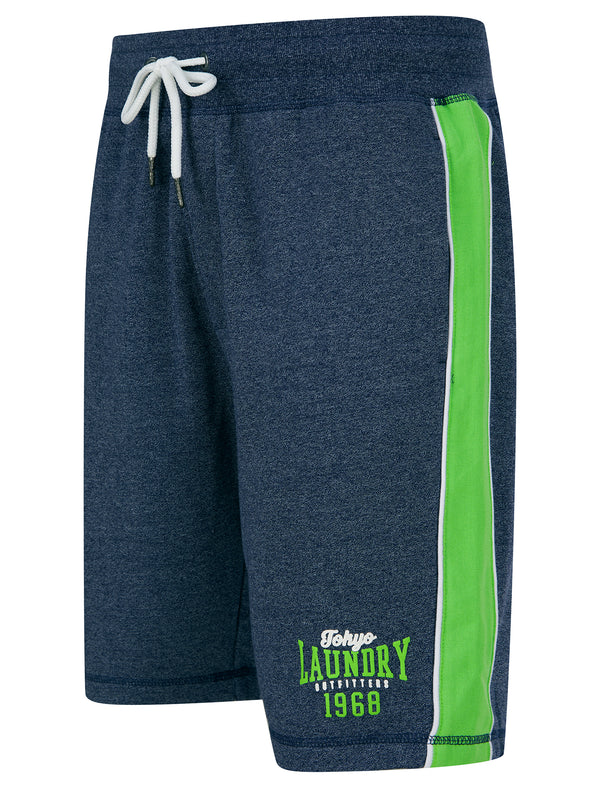 Search Grindle Jogger Shorts with Contrast Panels in Navy  - Tokyo Laundry