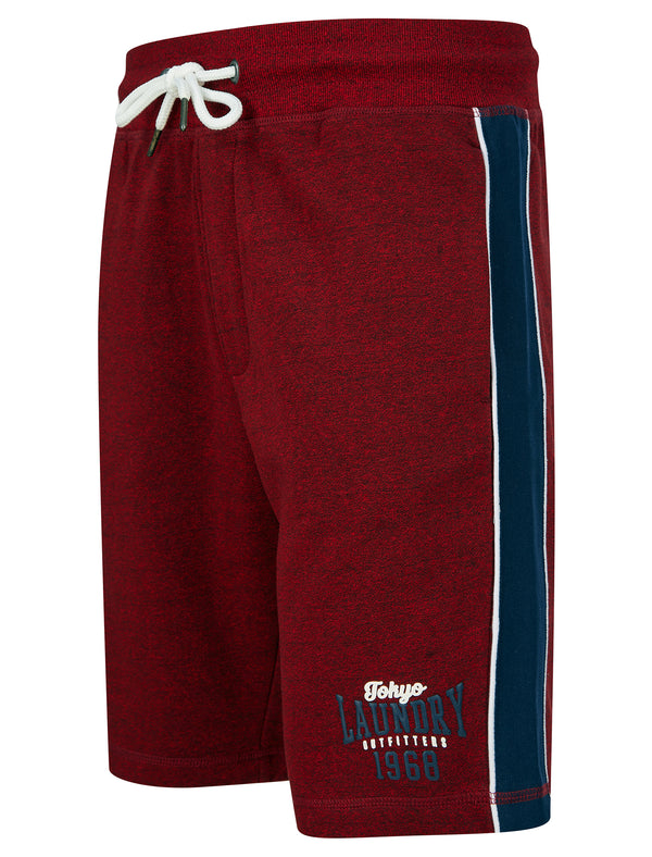 Search Grindle Jogger Shorts with Contrast Panels in Red  - Tokyo Laundry