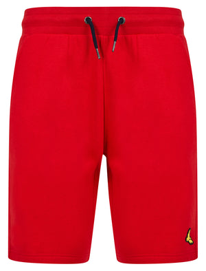Sudrey Brushback Fleece Jogger Shorts in Chinese Red - Kensington Eastside