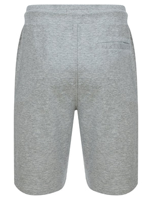 Sudrey Brushback Fleece Jogger Shorts in Light Grey Marl - Kensington Eastside