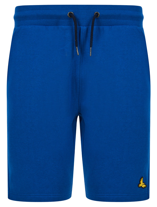 Sudrey Brushback Fleece Jogger Shorts in Limoges Blue - Kensington Eastside