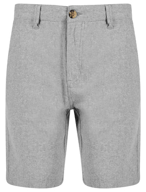 Kahana Cotton Linen Chino Shorts in Grey - Tokyo Laundry