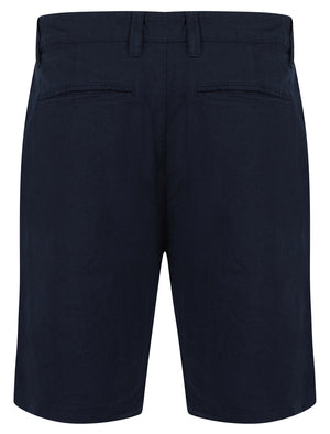Kahana Cotton Linen Chino Shorts in Sky Captain Navy - Tokyo Laundry