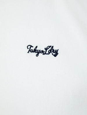 Elbury Short Sleeve Cotton Twill Shirt in Bright White  - Tokyo Laundry