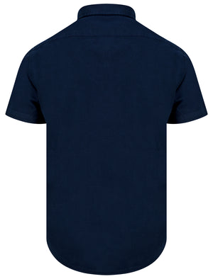 Elbury Short Sleeve Cotton Twill Shirt in Sky Captain Navy  - Tokyo Laundry