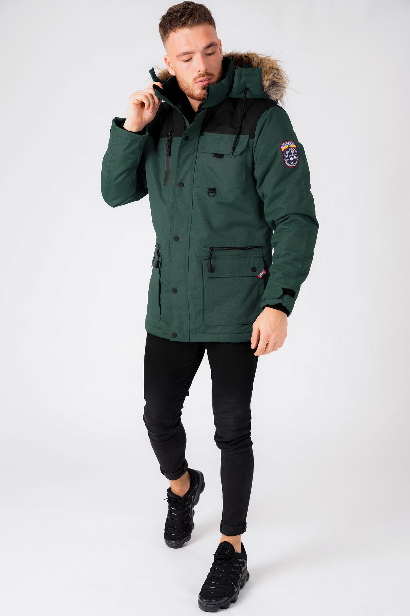 Tokyo laundry hooded parka hot sale jacket