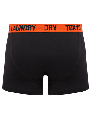 Southey (2 Pack) Boxer Shorts Set in Love Birds / Tangerine Tango - Tokyo Laundry