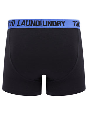 Salus (2 Pack) Boxer Shorts Set in Artisan's Gold / Baja Blue - Tokyo Laundry