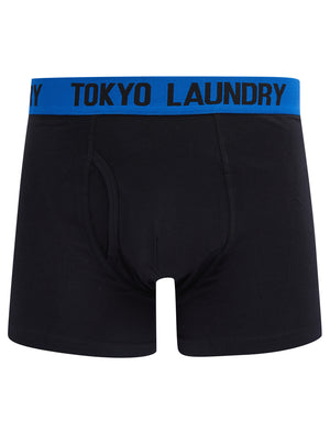 Salus (2 Pack) Boxer Shorts Set in Cobalt Skydiver / Toreador Red - Tokyo Laundry