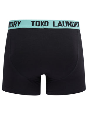 Salus (2 Pack) Boxer Shorts Set in Sachet Pink / Dusty Jade - Tokyo Laundry