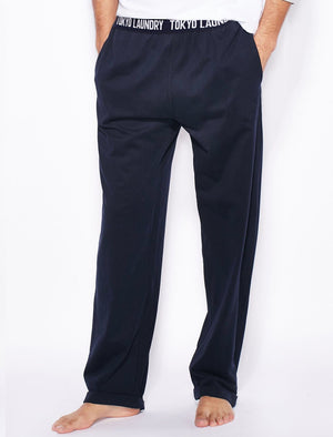 Inversion Cotton Jersey Lounge Pants In Sky Captain Navy - Tokyo Laundry