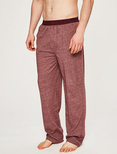 Ruskin Lounge Pants in Oxblood Marl Fleck - Tokyo Laundry