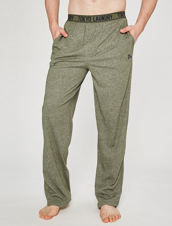 Ruskin Lounge Pants in Thyme Marl Fleck - Tokyo Laundry
