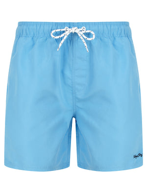 Namaste Classic Swim Shorts in Azure Blue - Tokyo Laundry