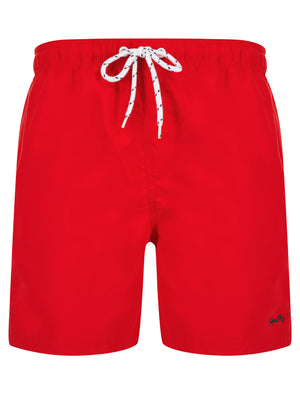 Namaste 2 Classic Swim Shorts in True Red - Tokyo Laundry