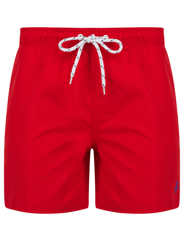 Alejandro Classic Swim Shorts in True Red - Kensington Eastside