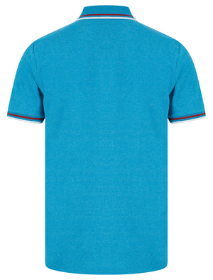 Masses Cotton Jersey Polo Shirt in Sea Grindle - Tokyo Laundry