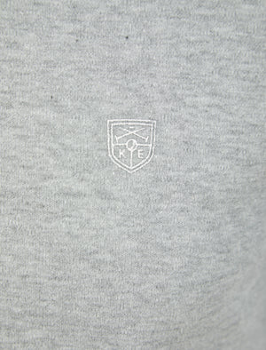 Sunbury Cotton Rich Woven Polo Shirt in Light Grey Marl - Kensington Eastside