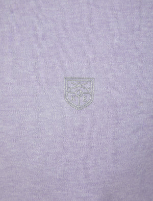 Sunbury Cotton Rich Woven Polo Shirt in Wisteria Lilac - Kensington Eastside