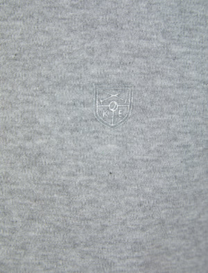 Penfold Cotton Rich Woven Polo Shirt in Light Grey Marl - Kensington Eastside