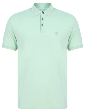 Penfold Cotton Rich Woven Polo Shirt in Silt Green - Kensington Eastside