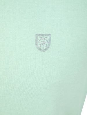 Penfold Cotton Rich Woven Polo Shirt in Silt Green - Kensington Eastside