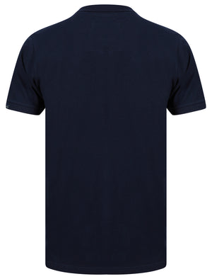 Marahau 3 Signature Cotton Pique Polo Shirt in Sky Captain Navy - Tokyo Laundry