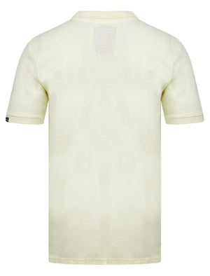 Marahau 3 Signature Cotton Pique Polo Shirt in Snow White - Tokyo Laundry