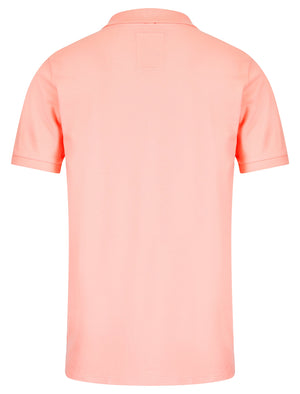 Caddy Signature Cotton Pique Polo Shirt in Coral Cloud - Tokyo Laundry