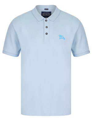 Mortimer Signature Cotton Pique Polo Shirt in Kentucky Blue - Tokyo Laundry