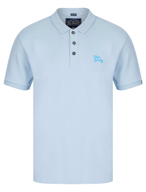 Caddy Signature Cotton Pique Polo Shirt in Kentucky Blue - Tokyo Laundry