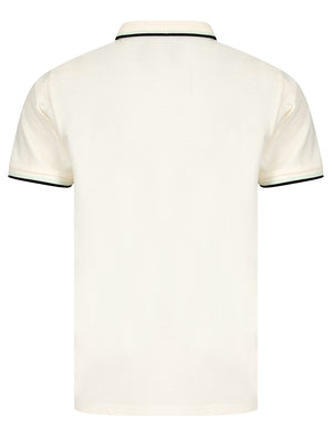 Underwood Cotton Pique Polo Shirt in Gardenia - Kensington Eastside