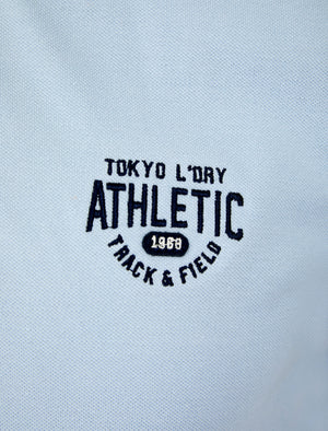 Hershell Cotton Pique Polo Shirt in Kentucky Blue - Tokyo Laundry