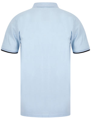 Hershell Cotton Pique Polo Shirt in Kentucky Blue - Tokyo Laundry