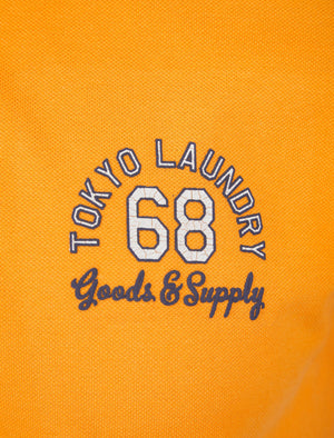 Octave Cotton Pique Polo Shirt in Artisan's Gold - Tokyo Laundry