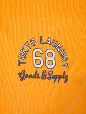 Sporty Cotton Pique Polo Shirt in Artisan's Gold - Tokyo Laundry