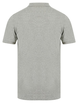 Kosaka Grindle Cotton Rich Pique Polo Shirt in Light Grey - Tokyo Laundry