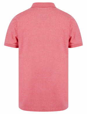 Kieran Grindle Cotton Blend Pique Polo Shirt in Light Pink - Tokyo Laundry