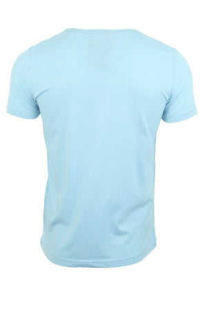 Here Comes Graphic Motif Cotton Jersey T-Shirt in Aqua - Dissident