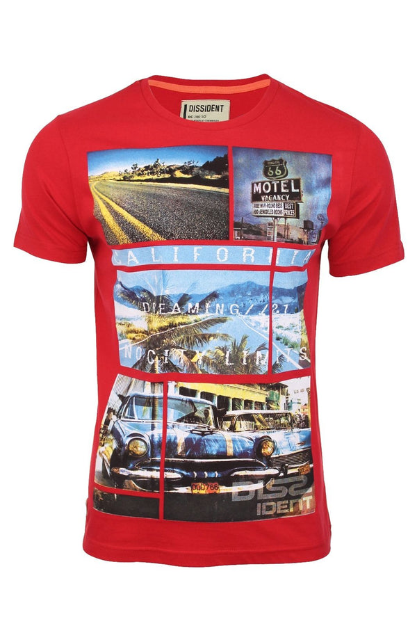 Dissident Cali Dreaming Red T-Shirt