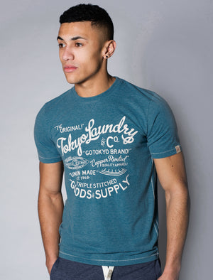 Otterwell T-shirt in Blue Marl - Tokyo Laundry